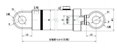 Υδραυλικοί κύλινδροι σύνδεσης σφαιρικών ρουλεμάν